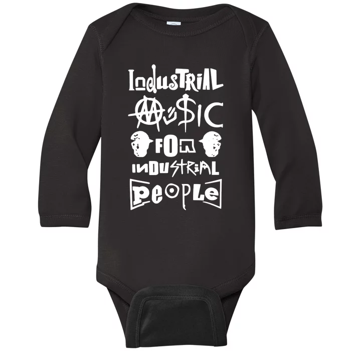 Museum Industrial Music For Industrial People Baby Long Sleeve Bodysuit