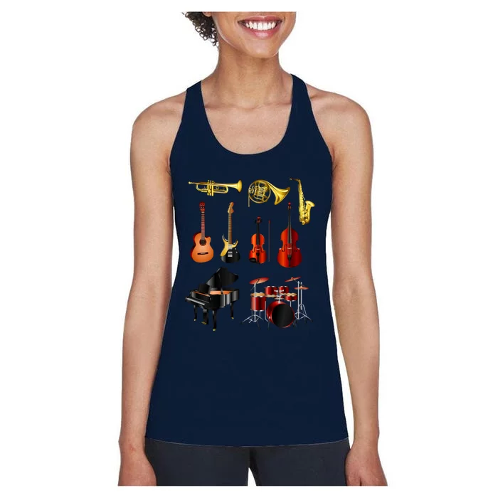 Musical Instruments Women's Racerback Tank