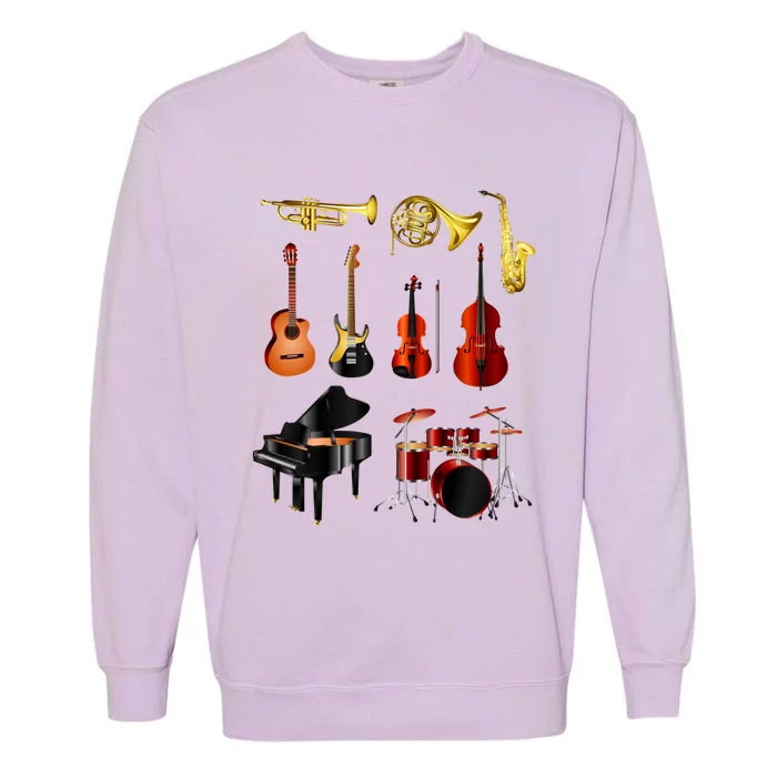 Musical Instruments Garment-Dyed Sweatshirt