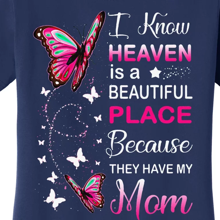 Mom Is My Guardian Angel In Heaven Memorial Day Women's T-Shirt