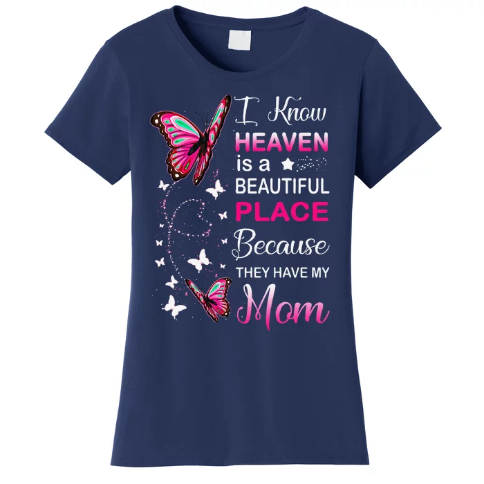 Mom Is My Guardian Angel In Heaven Memorial Day Women's T-Shirt