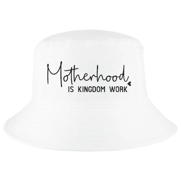 Motherhood Is My Ministry Cool Comfort Performance Bucket Hat