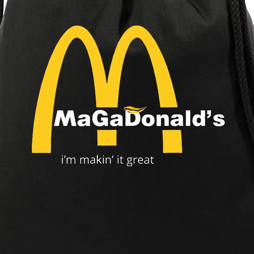 MagadonaldS IM Making It Great Trump Drawstring Bag