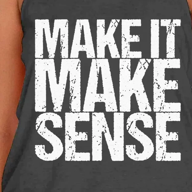 Make It Make Sense Women's Knotted Racerback Tank