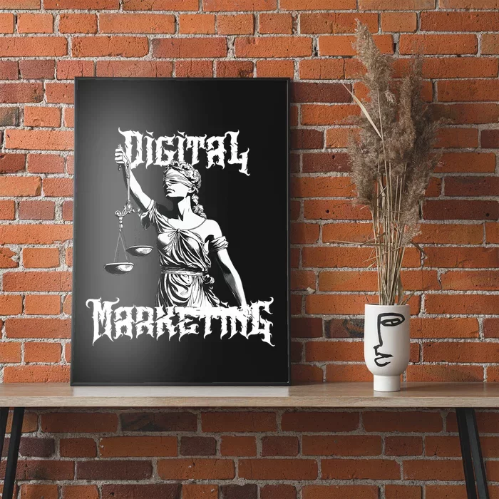 Marketing Is Metal Poster