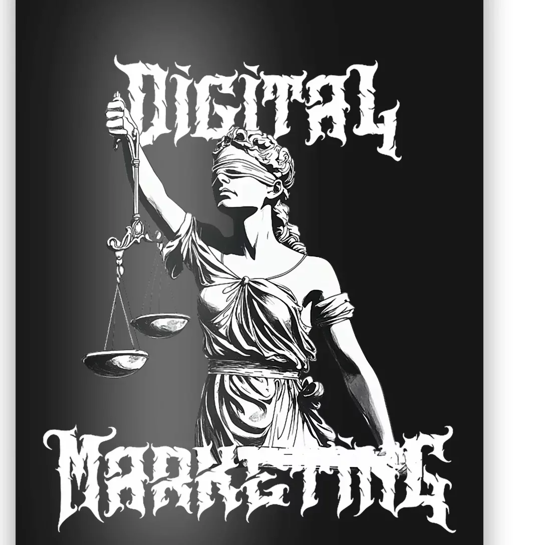 Marketing Is Metal Poster