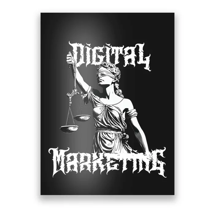 Marketing Is Metal Poster