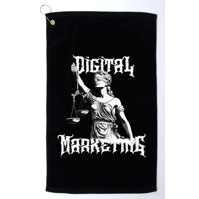 Marketing Is Metal Platinum Collection Golf Towel