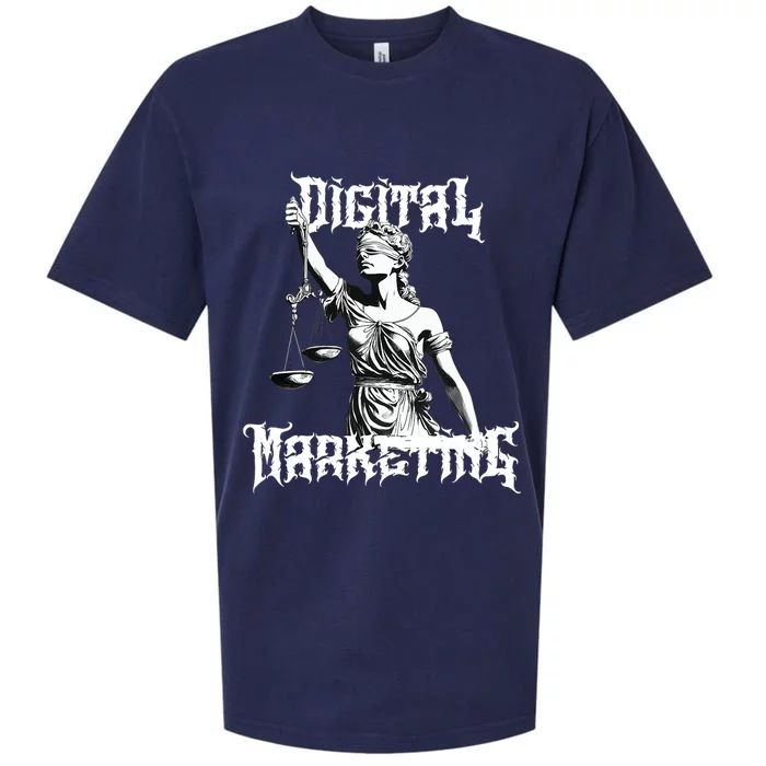 Marketing Is Metal Sueded Cloud Jersey T-Shirt