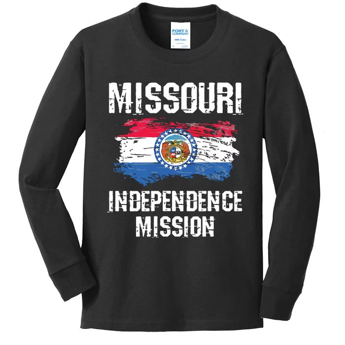 Missouri Independence Mission Kids Long Sleeve Shirt