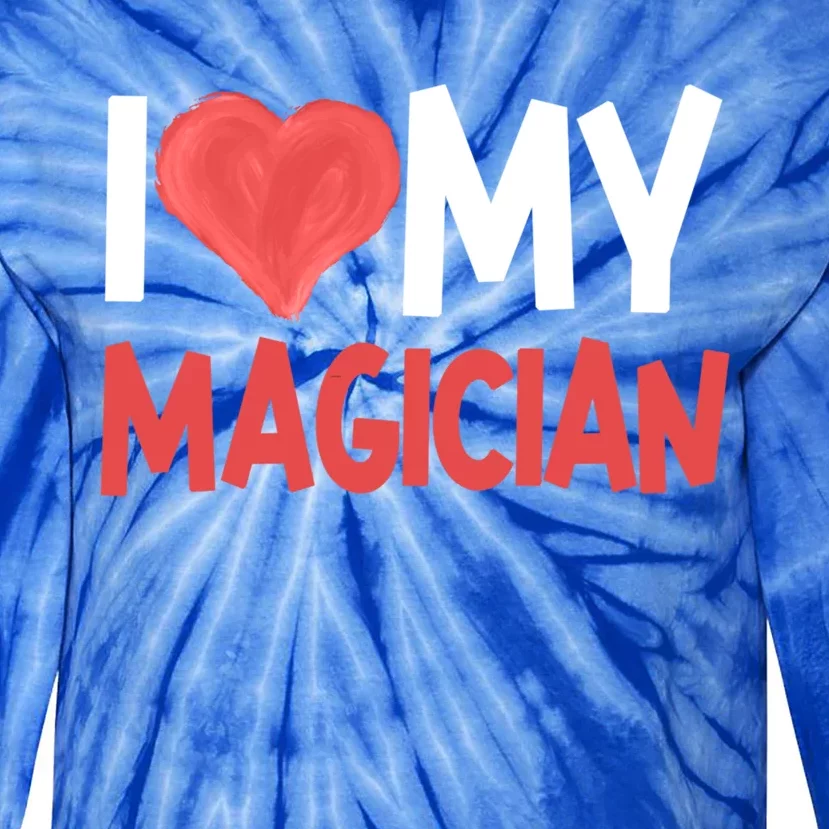 Magician Illusionist Magic Perfomer Magical Card Tricks Gift Tie-Dye Long Sleeve Shirt