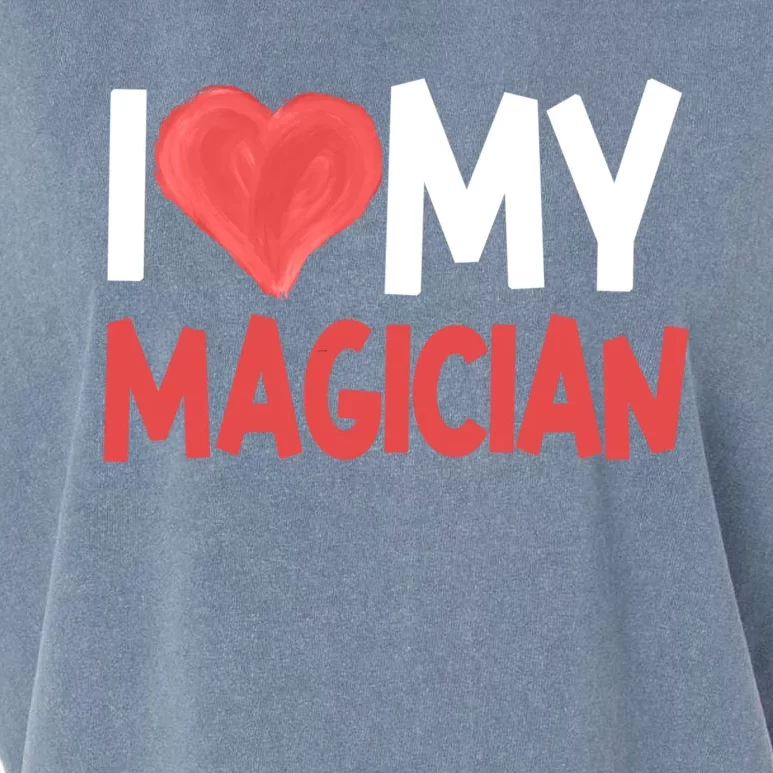 Magician Illusionist Magic Perfomer Magical Card Tricks Gift Garment-Dyed Women's Muscle Tee