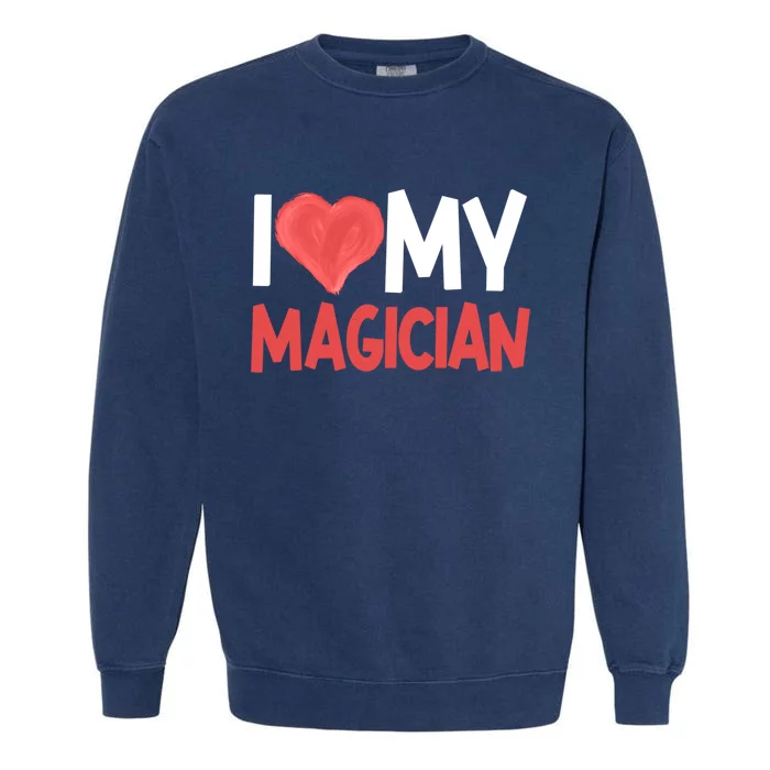 Magician Illusionist Magic Perfomer Magical Card Tricks Gift Garment-Dyed Sweatshirt