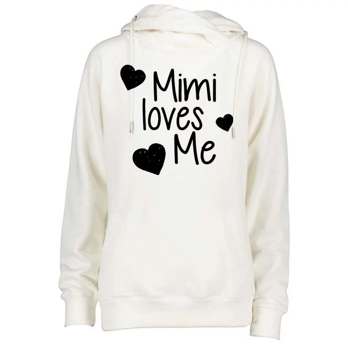 Mimi Loves Me Womens Funnel Neck Pullover Hood