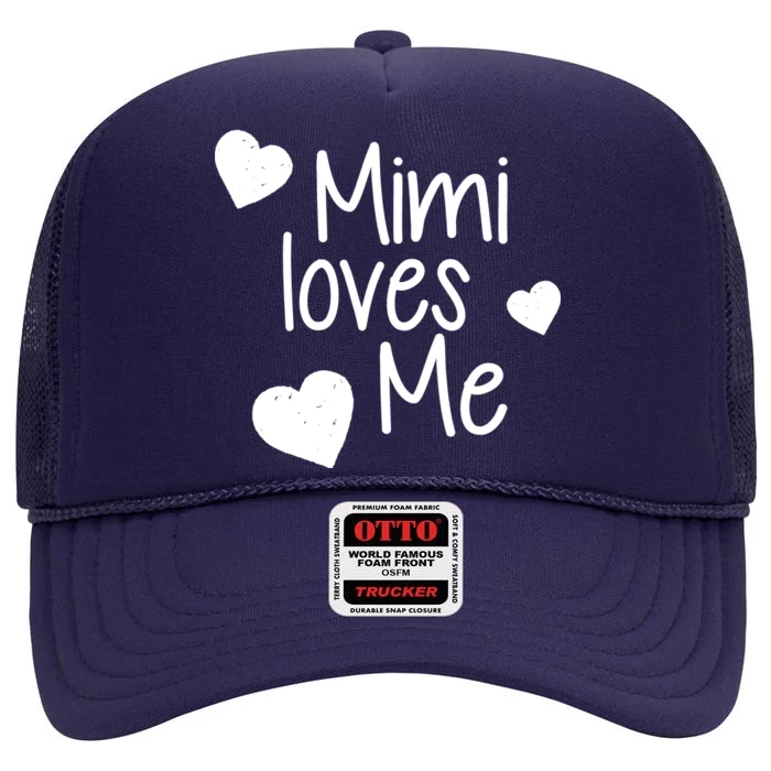 Mimi Loves Me High Crown Mesh Trucker Hat