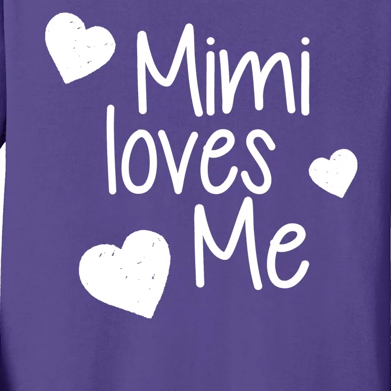 Mimi Loves Me Kids Long Sleeve Shirt