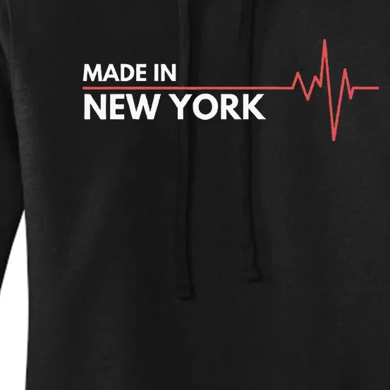 Made In New York City New York State USA City Of Birth Women's Pullover Hoodie