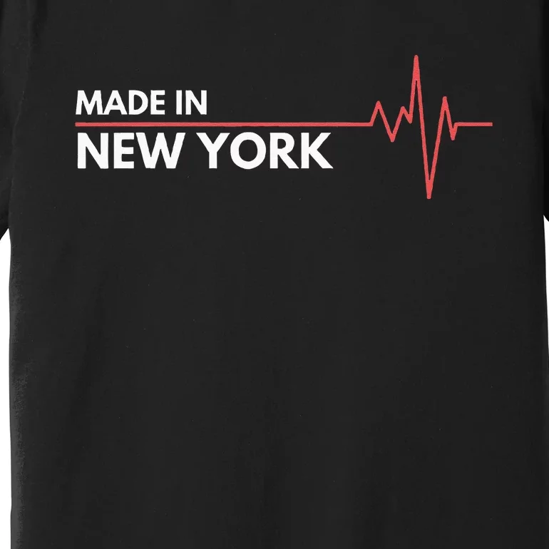 Made In New York City New York State USA City Of Birth Premium T-Shirt