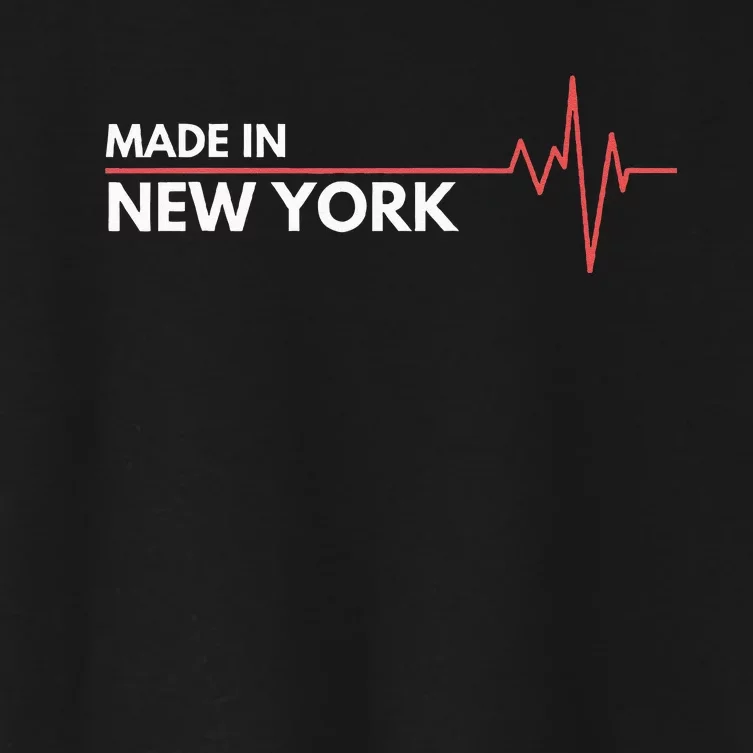 Made In New York City New York State USA City Of Birth Women's Crop Top Tee