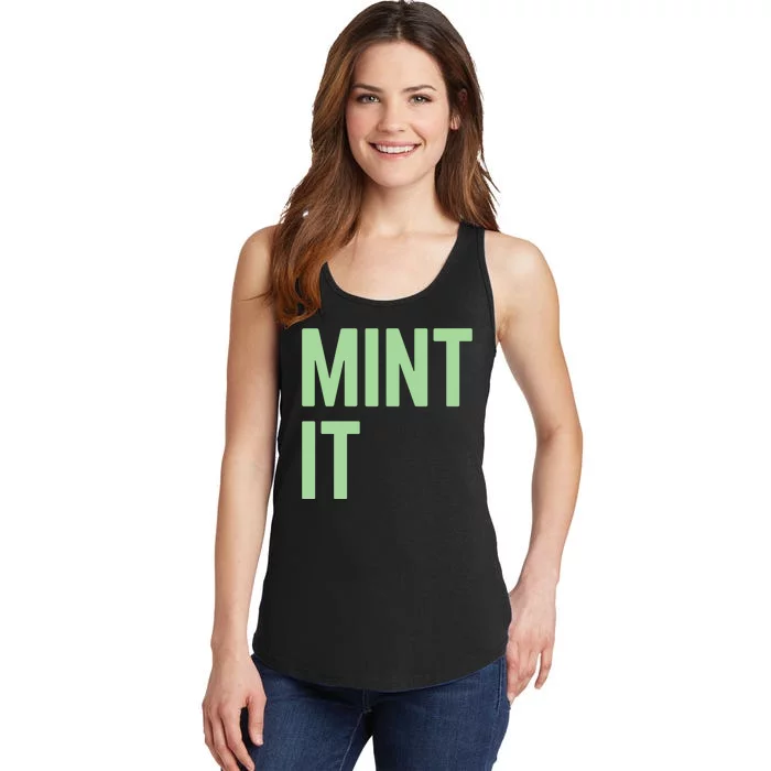 Mint It NFT Funny Crypto Currency Ladies Essential Tank