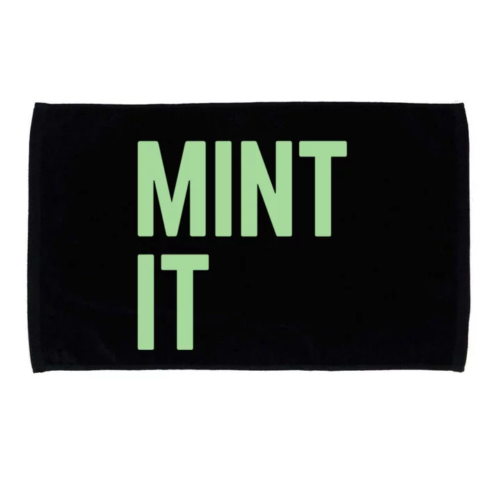 Mint It NFT Funny Crypto Currency Microfiber Hand Towel