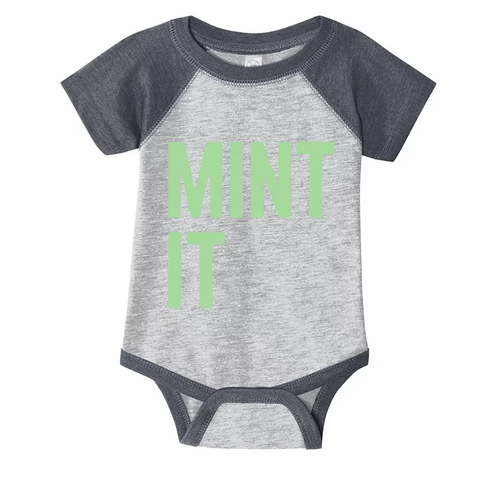 Mint It NFT Funny Crypto Currency Infant Baby Jersey Bodysuit