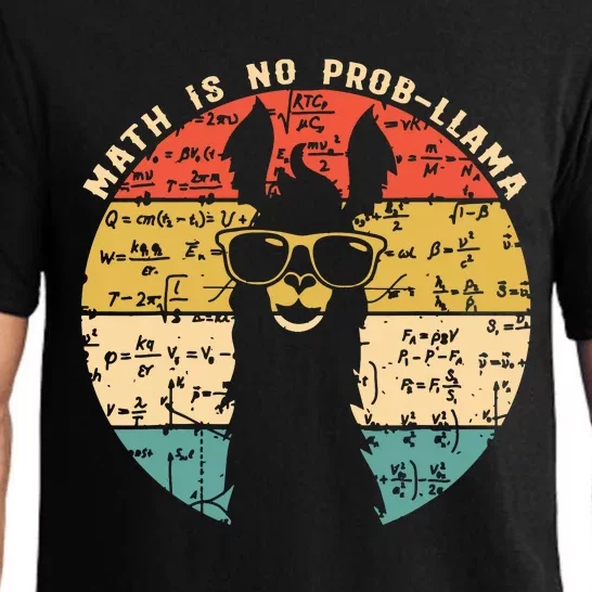 Math Is No ProbLlama Math Llama Teacher Pajama Set