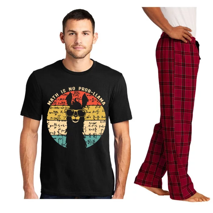 Math Is No ProbLlama Math Llama Teacher Pajama Set