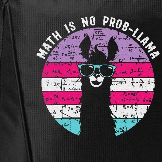 Math is No Prob-Llama Math Llama Teacher City Backpack