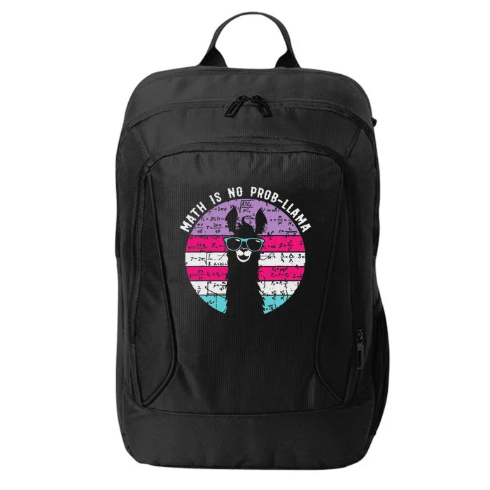 Math is No Prob-Llama Math Llama Teacher City Backpack