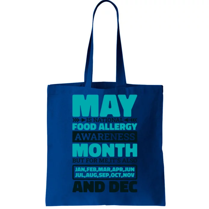 May Is National Food Allergy Awareness Month Food Allergies Gift Tote Bag