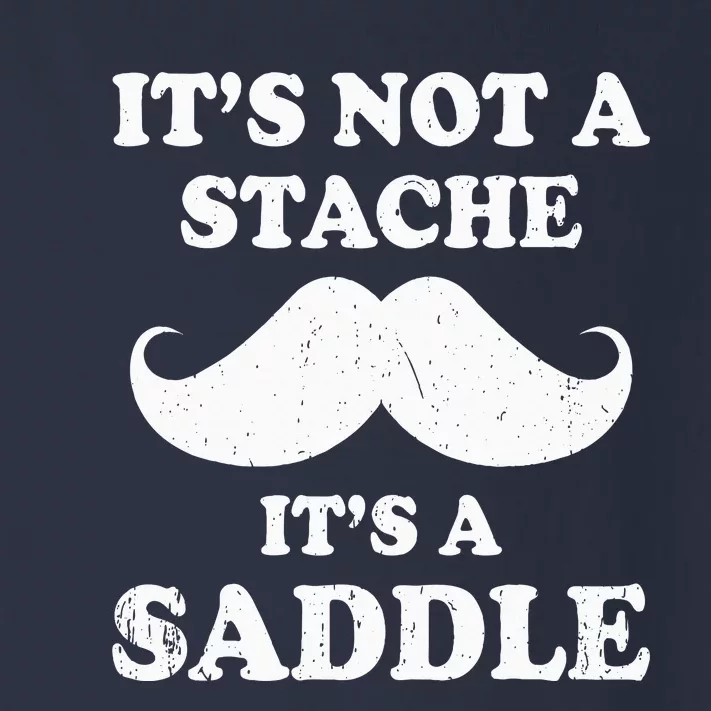 Mustache ItS Not A Stache ItS A Saddle Moustache Ride Toddler Long Sleeve Shirt