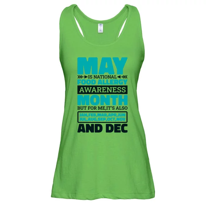 May Is National Food Allergy Awareness Month Food Allergies Gift Ladies Essential Flowy Tank