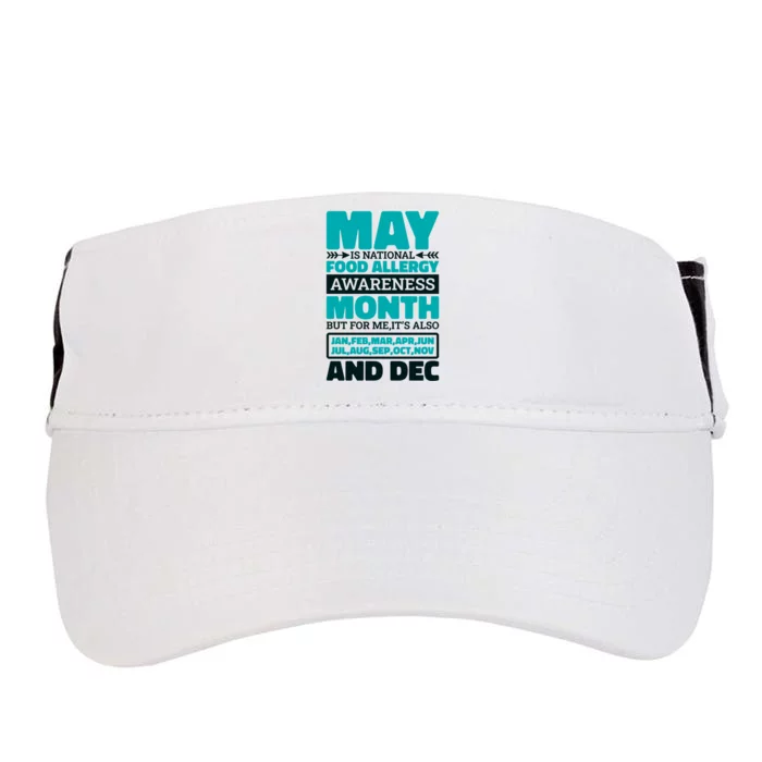 May Is National Food Allergy Awareness Month Food Allergies Gift Adult Drive Performance Visor