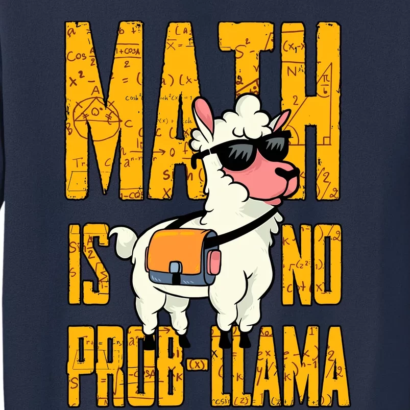 Math Is No Probllama Funny Math Sweatshirt