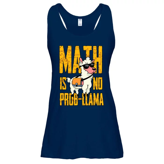 Math Is No Probllama Funny Math Ladies Essential Flowy Tank