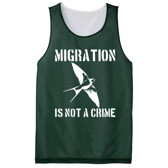 Migration Is Not A Crime Mesh Reversible Basketball Jersey Tank