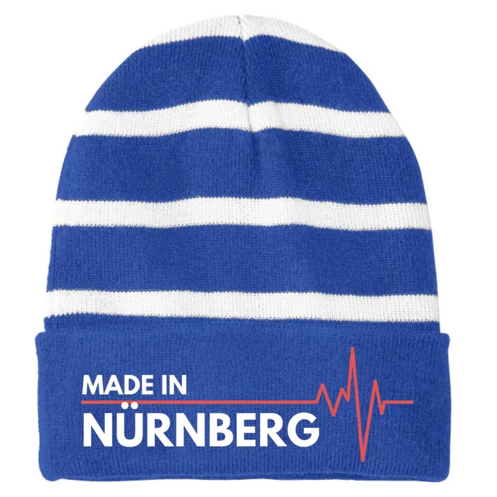 Made In Nurnberg Gery Proud Ger Cool Gift Striped Beanie with Solid Band