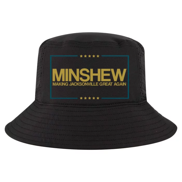 Minshew Making Jacksonville Great Again Cool Comfort Performance Bucket Hat