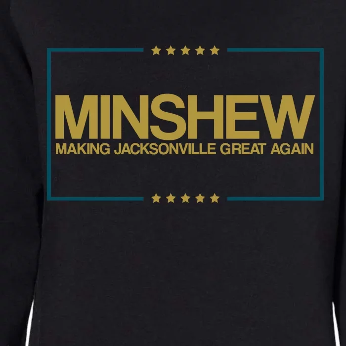 Minshew Making Jacksonville Great Again Womens California Wash Sweatshirt