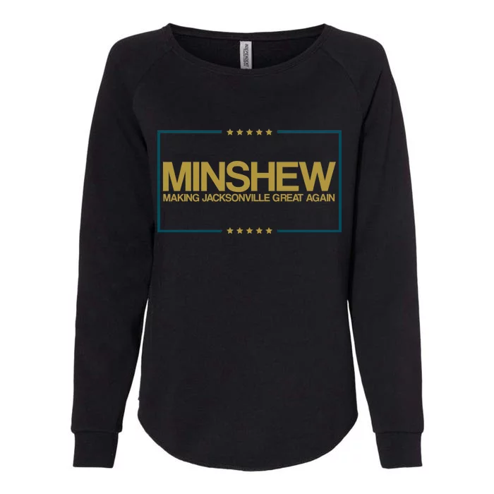 Minshew Making Jacksonville Great Again Womens California Wash Sweatshirt