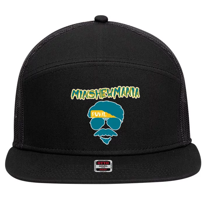 Minshew Mania Jacksonville QB Duval 7 Panel Mesh Trucker Snapback Hat