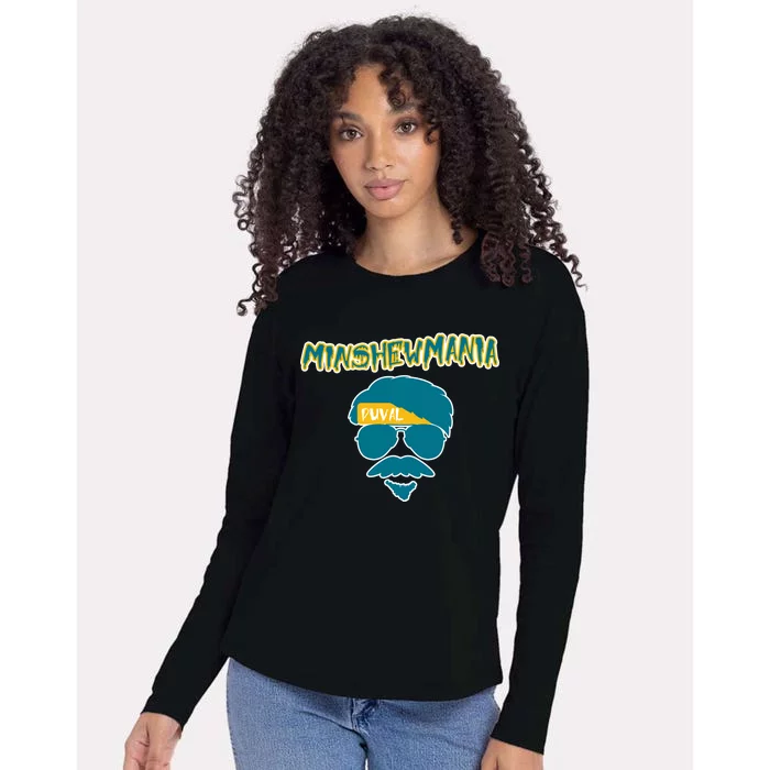 Minshew Mania Jacksonville QB Duval Womens Cotton Relaxed Long Sleeve T-Shirt