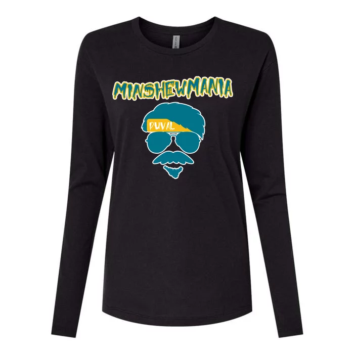 Minshew Mania Jacksonville QB Duval Womens Cotton Relaxed Long Sleeve T-Shirt