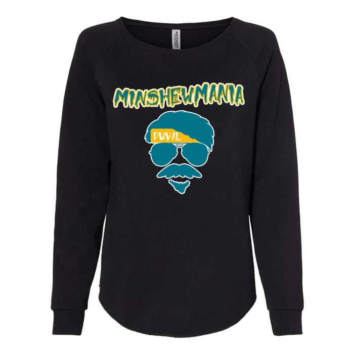 Minshew Mania Jacksonville QB Duval Womens California Wash Sweatshirt