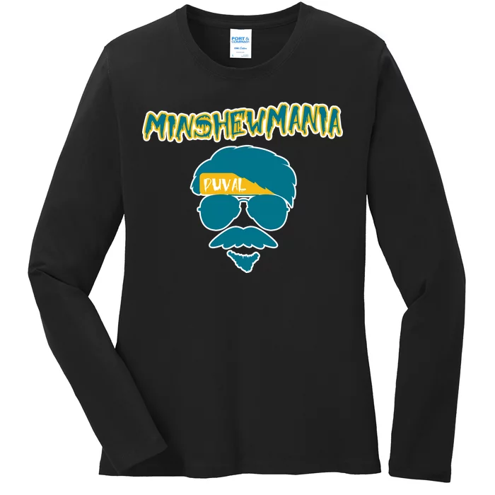 Minshew Mania Jacksonville QB Duval Ladies Long Sleeve Shirt