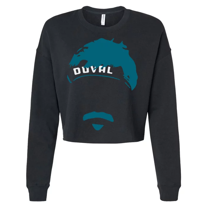 Minshew Mustache Mania Duval Cropped Pullover Crew