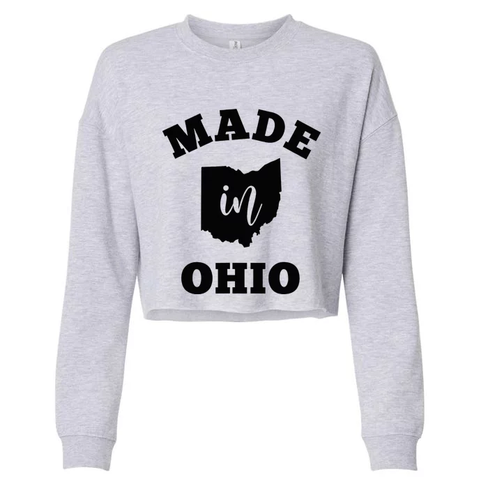 Made In Ohio Cropped Pullover Crew