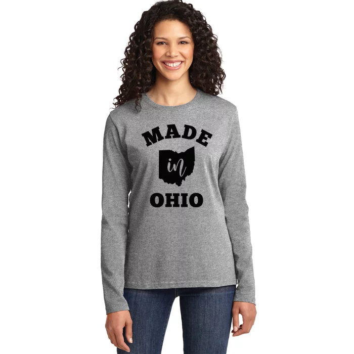 Made In Ohio Ladies Long Sleeve Shirt