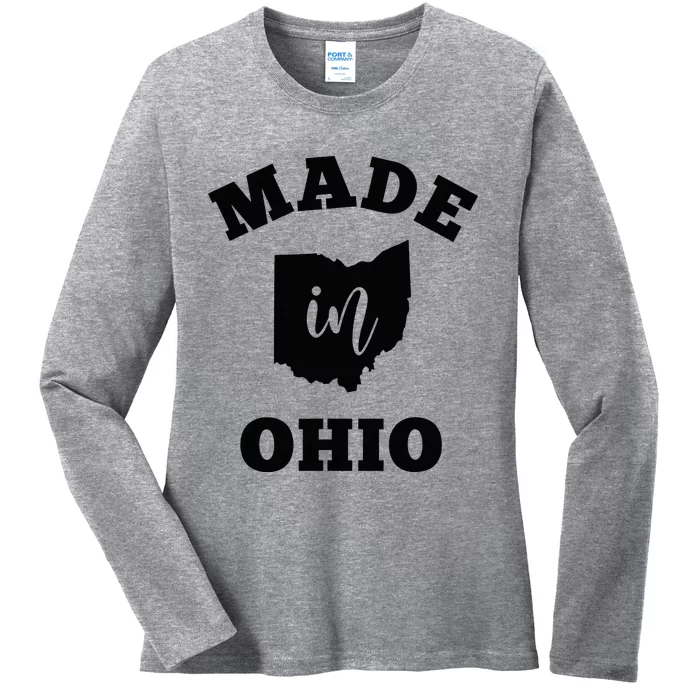 Made In Ohio Ladies Long Sleeve Shirt